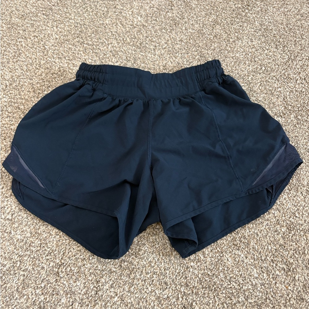 Lululemon Athletica Dark Blue Athletic Shorts